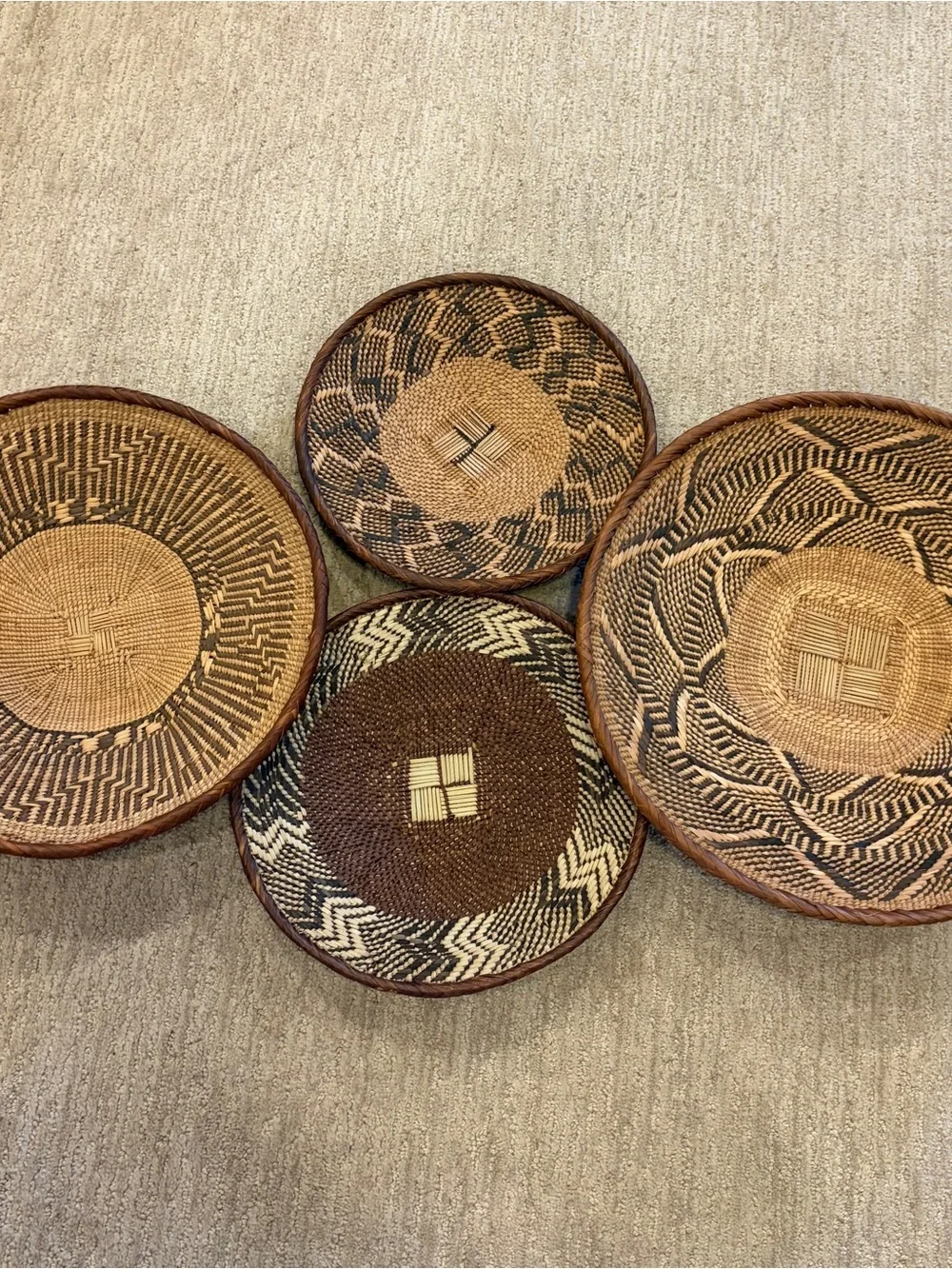 One of a Kind! NEW Woven Basket. Made by Binga people of Zambia Zimbabwe Africa
